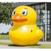 2022 Publicidade de alta qualidade Animal de pato inflável com slogan para exposição feita por Ace Air Art