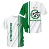 Israel Maccabi Haifa Jersey Summer Men Soccer Plus Size Maccabi Haifa T-shirts Flag Short Sleeve Green Apes Fans Soccer Clothing 220606