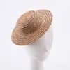 BERETS LAWLIET 1PCS mini Top Maize Straw Hats Craft Making Fascinator Millinery Supplies Summer Sun Custom A224BERETS