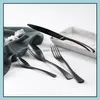 Flatware sets keuken eetbar huizen tuin glanzend zwart roestvrij staal servies