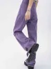 Casual Retro Donna Jeans lunghi Vita alta Pantaloni larghi in denim Hip Hop Donna Y2k Streetwear Pantaloni larghi da donna Pantaloni lunghi L220726