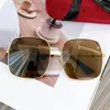 Neueste Mode Sonnenbrille Männer Designer Frauen Sonnenbrillen Square Frame Shades Mirror Print Persönlichkeit Nett