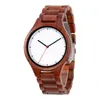 Hot Selling Natural Wood Wrist Watch för män och kvinnor med anpassad låg MOQ