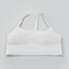 lu-088 Damen-Yoga-BH, gemütlich, breiter Saum, gepolstert, für Laufsport, Y-Form, Racerback, Spaghettiträger, Yoga-BHs, Oberteile mit abnehmbaren Körbchen