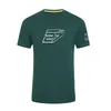 F1 2023 Team T-Shirt Summer Round Devic Suit Auct Men Racer نفس القميص يمكن تخصيصه