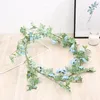 Dekorativa blommor kransar 1,7 m konstgjorda blommor Vine Daisy Rattan Decoration Wedding Arch Winding Fake Farmhouse Decor