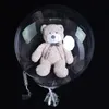 Parti Dekorasyon Geniş Boyun Bobo Balon 20 cm Noel Balonlar Doldurma Aperatif Şeker Çiçek Düğün Buket Şeffaf Şeffaf PVC BallParty