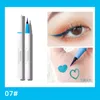 matte eyeliner pencil white black brown long lasting waterproof soft head colored eyeliner pen