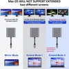 USB C Type C to Dual HDTV Adapter 4K60hz 2 in 1 Converter for MacBook Pro Air mobile phone