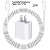 Adaptador de carga rápida PD de 20W, Cable USB C para Apple Airpods iPhone 14 13 12 mini 11 Pro Max, línea de datos de carga de teléfono