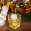 Runda 4 Cavity Ice Mold Ball Maker Diy Cream Mold Plastic Whisky Tray Bar Accessories Tool 220531