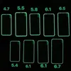 واقي الشاشة لـ iPhone 15 Pro Max 14 Plus 13 Mini 12 11 XS XR X 8 7 SE Luminous Herged Cover Cover Fluorescen