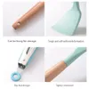 Sublimation Utensils Colorful Household Silicone Kitchenware With Wooden Handle Silicones Cookings Utensilss Sets Kitchen Cooking Tool Set