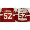 C26 NIK1ヴィンテージSOO Greyhounds Game Jerseys Jack Kopackaホワイトレッドカスタム任意の数と名前ホッケージャージ