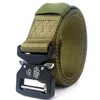 Cinturones para hombres cinturón táctico nylon militar liberación rápida