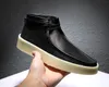 Customized men High Top Genuine Leather of god Trainer Boots Hip Hop Street Rock stage Booties6220119