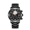 Multifunction Automatic Watches Mechanical Waterproof Stainless Steel Watch Montre de Luxe