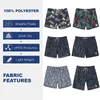 SURFCUZ Mens Quick Dry Swim Trunks Printed Beach Board Shorts with Mesh Lining Swimwear Bathing Suits Swimming Shorts for Men 220509