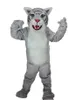 mascotte del gatto selvatico Bobcat gatto selvatico cucciolo costume della mascotte vestito operato costume di fantasia personalizzata tema mascotte kit costume di carnevale