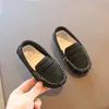 Shoes Boys Moccasins Kids Loafer Children Sneakers 2022 Spring Summer Moccasin Girls Casual Shoes Toddler Baby PU Leather