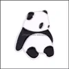 Pins broches sieraden pinnen creatieve trendy cartoon schattig dier panda olielorte reversbadbadge pin denim tas cadeau mannen wome dhdst