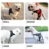 Dog Collars & Leashes Black Harness Vest Adjustable Pet Chest Strap Reflective For Small Medium Large Big Dogs With Handle Outdoor Training