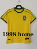 1998 Brezilya JOELINTON futbol formaları 2002 retro gömlekler Ronaldinho 2004 camisa de futebol 1994 Brezilya 2006 1982 RIVALDO ADRIANO 1988 2000 1957