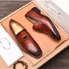 Pradx Oxfords Schoenen Voor Mannen Coiffeur Bruiloft Elegante Italiaanse Merk Lakleer Jurk Formele Sepatu Slip Op Maat 38-45