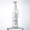 12 polegadas Big Bongs inline Perc narguilos cogumelos cruzamentos de água Percolator Tubos de sprinkler bongs de vidro vigor