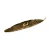 향 보유자 세트 잎과 달팽이 incence 스틱에 대한 버너 홀더 명상 요가 요가 xb1 용 애쉬 포수