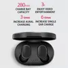 En Kaliteli TWS Kablosuz Blutooth 5.0 Kulaklık Gürültü Engelleme Kulaklık HiFi Stereo Ses Müzik Kulak İçi Kulaklıklar Android IOS iPhone Samsung Huawei Tüm Akıllı Telefonlar