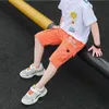 Eine Bebek Erkek Şort Rahat Katı Renkler Elastik Bel Erkek Pantolon Yaz Buzağı Uzunluğu Çocuk Pantolon Yumuşak Çocuk Giysileri 220419