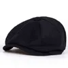 2019 Nya Beret Men Women Wool Tweed Hats Newspaper Seller Caps Gatsby Octagonal Cap Wool Vintage British Hat J220722