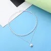 Pendant Necklaces Super Beautiful Pearl Double Necklace Luxury 2023 Fashion Women's Party Gift Jewelry