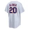 2024カスタムS-4XL City Connect Pete Alonso Starling Marte Francisco Lindor Jacob Justin Verlander Carlos Correa Luis Guillorme Max Scherzer Brandon Nimmo Jerseys