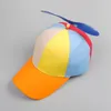 Parent child Multicolor Propeller Baseball Hat Women Outdoor Hat Detachable