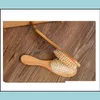 Party Favor Event Supplies Festive Home Garden Natural Bamboo Brush Healthy Care Mas Hair C DHD3S