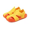 Beach Baby Summer Sandals New Boys And Girls Super Lightful Cool Breathable Shoes Baby Candy Color Toe Protection Soft Sandals