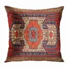 Pillow Case Red Moroccan ethnic style short plush pillowcase sofa cushion cover home decoration can be customized for you 40x40 50x50 60x60 220714