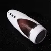 Mâle Automatic Tong Licking Masturbation Coupe 3D Véritable Voyant Vagin Texture Poche Poche 10 Vibrations Modes de vibration Jouets pour hommes 220316