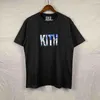 Designer T Shirts For Men Kith Diamond Short Sleeve Plain Black T-shirt Fashion Clothing Brand Round Neck Slim Social Spirit Guy Half Man 000031