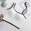 Camisoles Tanks Women's Tube Top Summer Bras Mujeres Sey Sexy Crops Bra Camisole Camisole Chaleco removible Push Up Topcamisoles