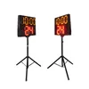 New design outdoor high brightness display iron box waterproof 8 inches + 6 inches red LED sports countdown scoreboard