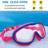 Big Frame Kids Swim Goggles Anti Fog Wide View Wide Sweatming Fear for Boys Girls Children Glasses for Swimming Pool Y220428