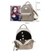 Fashion Print Pattern Rucksack Classic High Quality Backpack School Luxury Mini Backpack Women Designer Leather Bolsas228Q