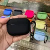 Candy Color Drop-Watch Onch Catherphone For AirPods 2 3 Pro Anti-Fingerprint Bluetooth Silicone سماعة مع هوك