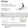 Sandalen Eilyken High Heels Schuhe Sexy Frauen Party Pumps T-Strap Strass PVC Transparent Stiletto Sandalen Schuhe Kristall Schuhe 220316