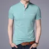 Polo Männer Casual Baumwolle Einfarbig Poloshirt Herren Atmungsaktive T-shirt Golf Tennis Kleidung Plus 220616