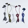 100% nya Hifi-trådbundna hörlurar in-ear hörlurar fjärrstereo 3,5 mm headset öronskydd med mikrofonmusikörlurar för iPhone Samsung Huawei Alla smartphones