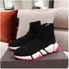 Homens Mulheres 2021 Meia Sapatos Tênis 2.0 Triplo Preto Vermelho Branco Bege Rosa Clearsole Moda Masculina Casual Tênis Jogging